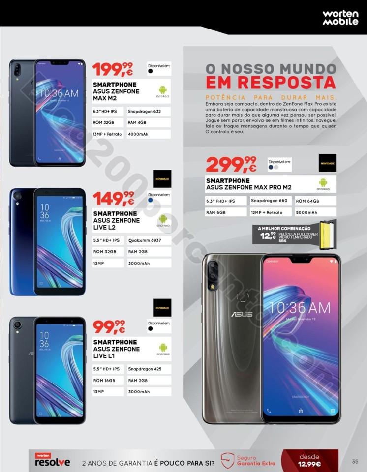 Antevisão Folheto WORTEN Mobile Promoções de 25
