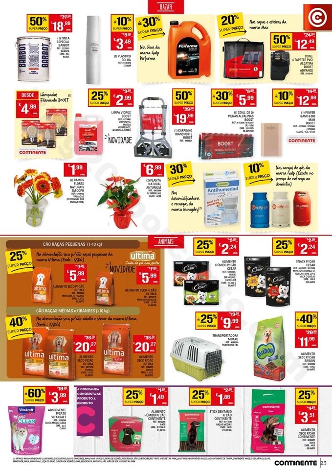 Antevisão Folheto CONTINENTE Promoções de 5 a 1