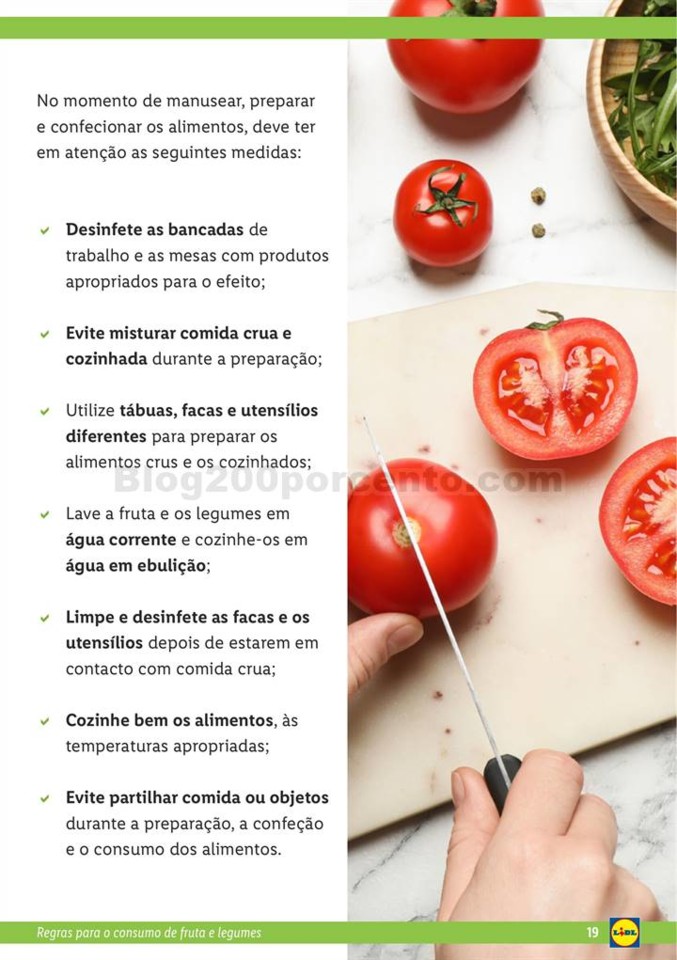 Folheto LIDL Guia de consumo frutas e legumes p19.
