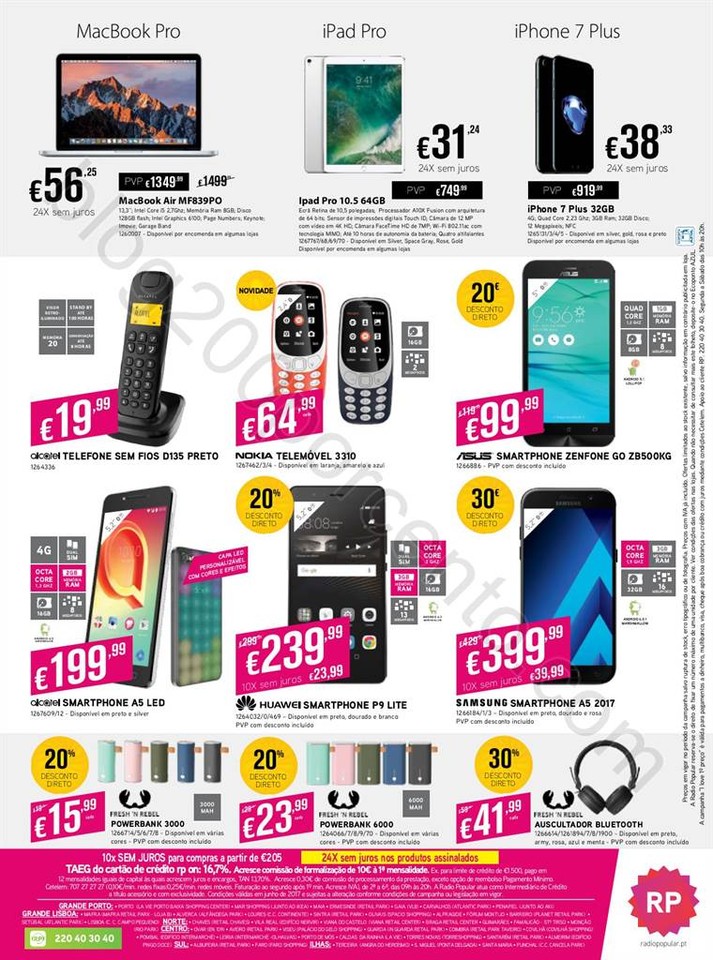 Antevisão Folheto RADIO POPULAR Promoções de 20