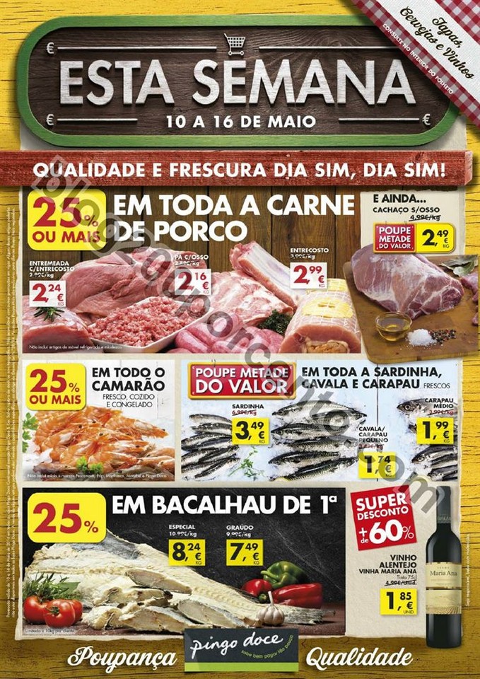 Antevisão Folheto PINGO DOCE Super de 10 a 16 mai
