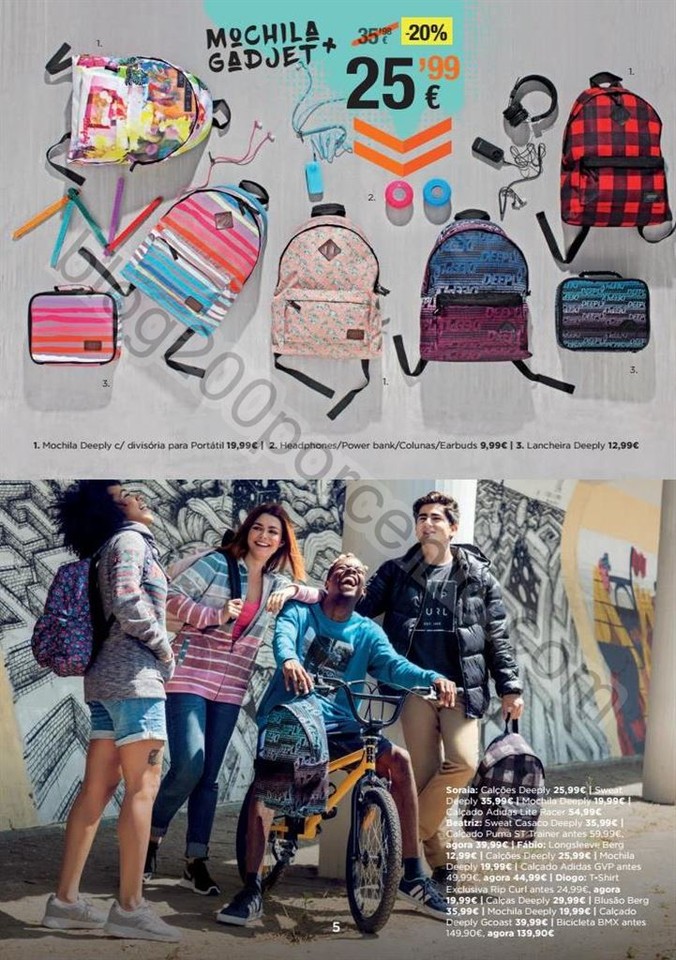 Novo Folheto SPORT ZONE Back to School 17 agosto a