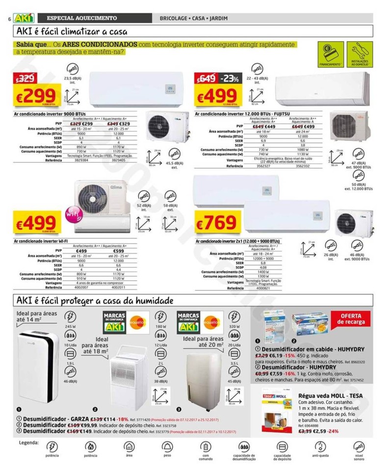 Novo Folheto AKI Aquecimento promoções até 28 f