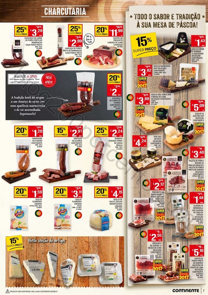 Antevisão Folheto CONTINENTE Promoções de 4 a 1