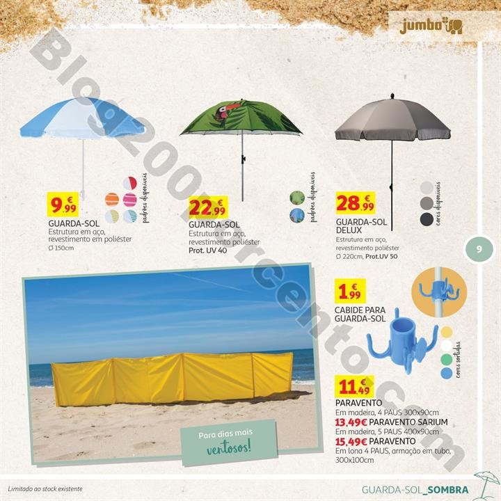 Especial Praia e Campismo JUMBO Promoções de 10 