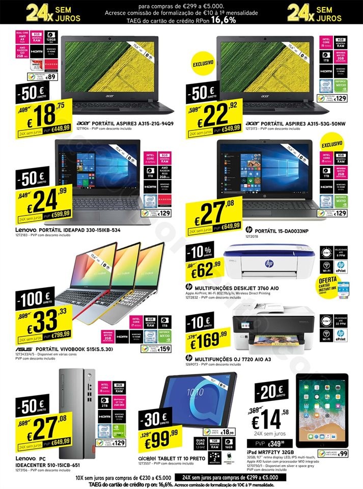 Antevisão Folheto RADIO POPULAR Promoções de 22