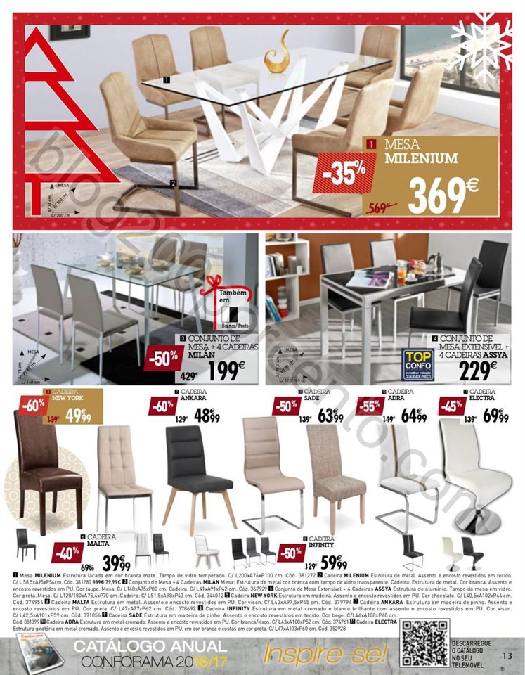 Antevisão Folheto CONFORAMA Natal Promoções de 