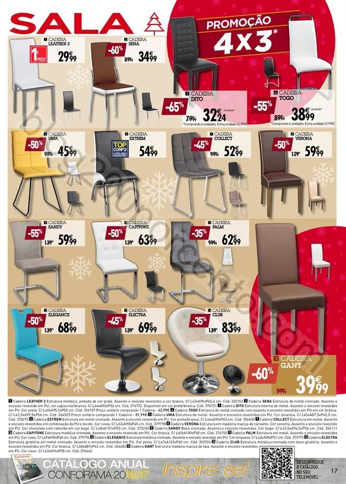 Novo Folheto CONFORAMA Promoções de 15 a 31 deze