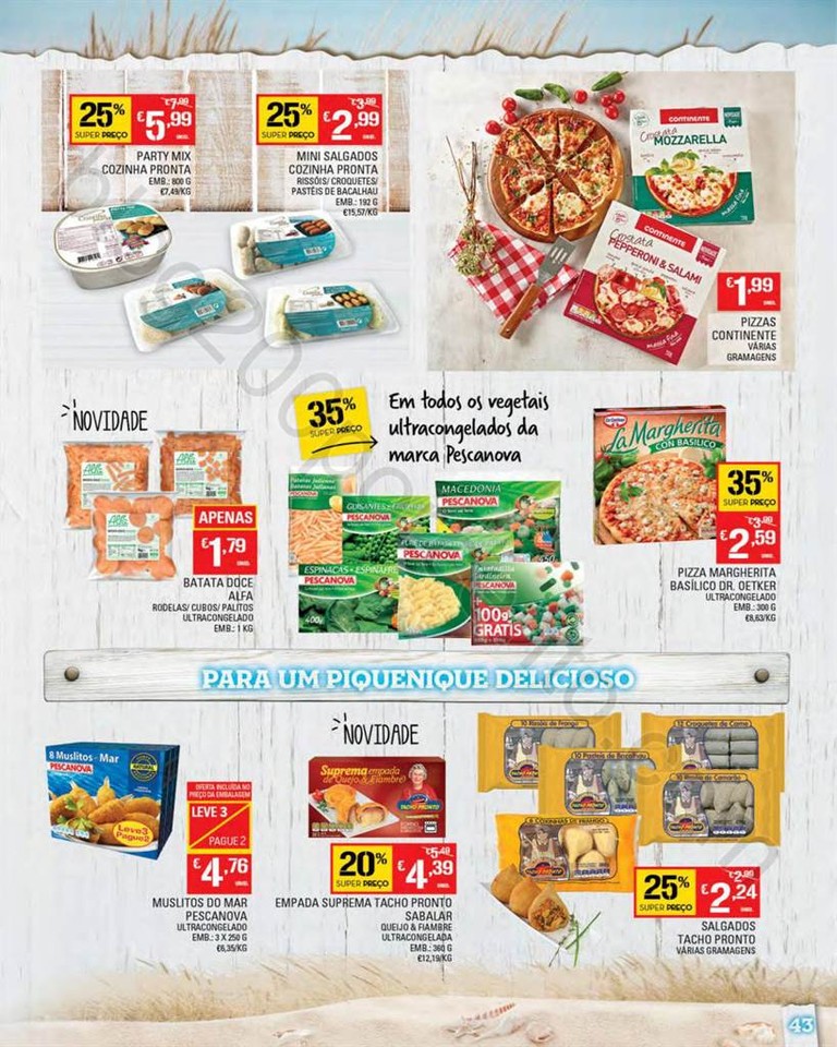 Antevisão Folheto CONTINENTE Verão Promoções d