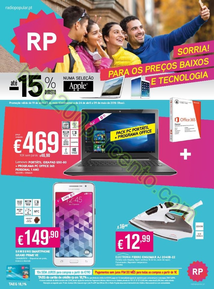 Antevisão Folheto RADIO POPULAR Promoções de 19