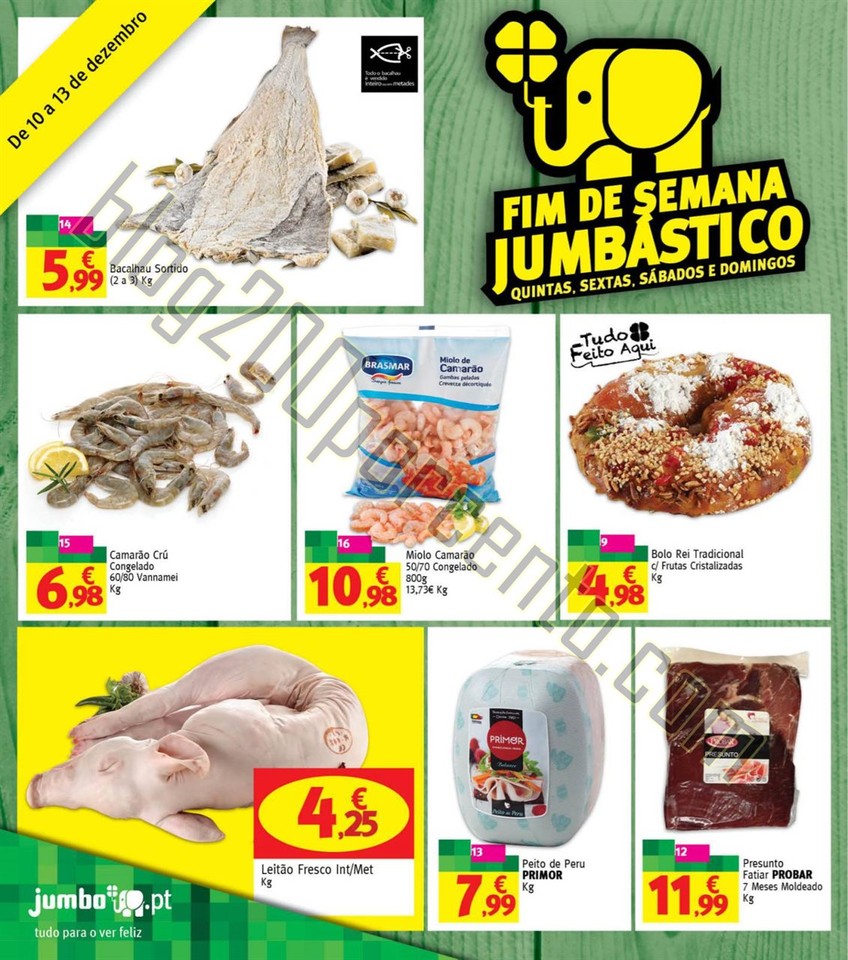 Antevisão Folheto JUMBO Fim de semana de 10 a 13 