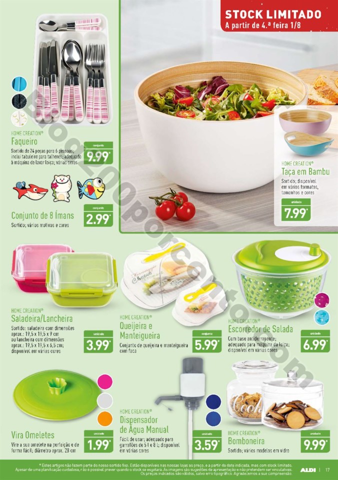 Antevisão Folheto ALDI Promoções a partir de 1 