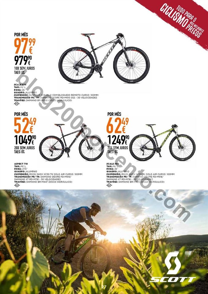 Novo Folheto SPORT ZONE Ciclismo de 27 abril a 1 j