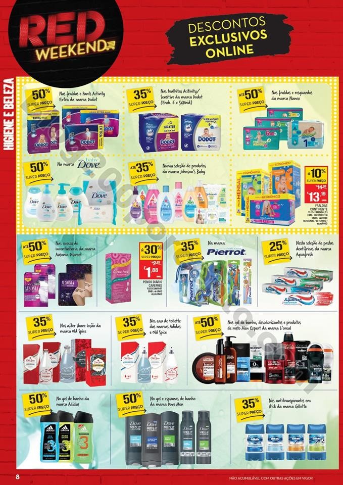 Antevisão Folheto CONTINENTE Red Weekend Promoç