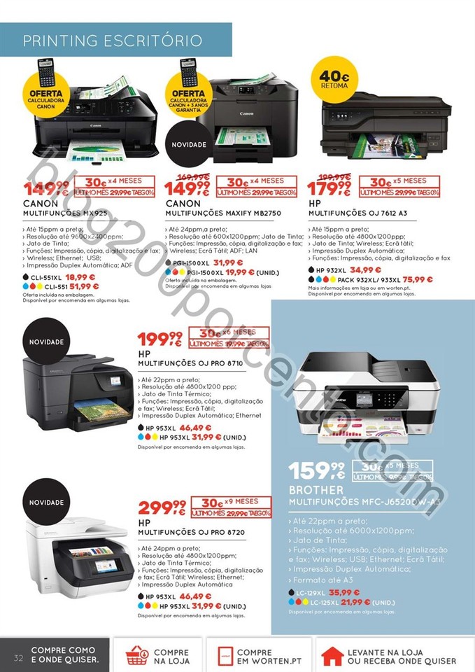 Novo Folheto WORTEN Tecnologia promoções de 6 a 