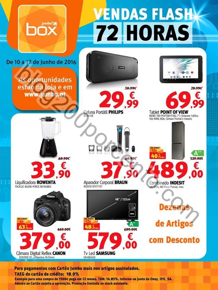 Antevisão Vendas Flash JUMBO - BOX Promoções de