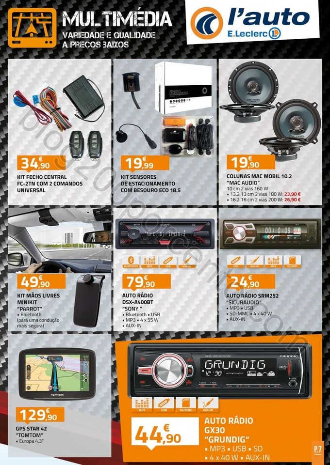 Antevisão Folheto E-LECLERC Auto promoções de 3