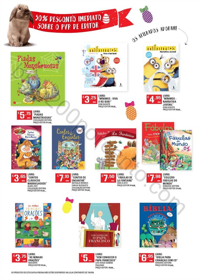 Antevisão Folheto CONTINENTE Páscoa Promoções 