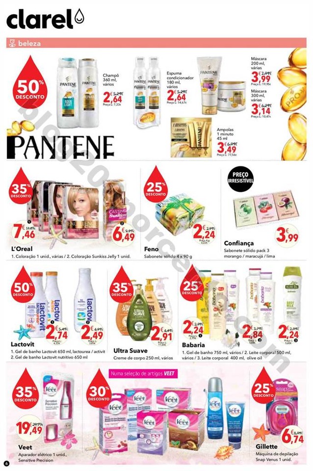 Antevisão Folheto CLAREL Promoções de 6 a 26 ju