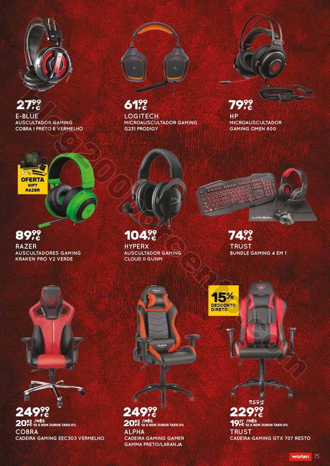 Antevisão Folheto WORTEN Regresso às aulas de 31