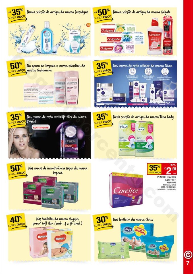 Antevisão folheto CONTINENTE Grandes Marcas 3 out