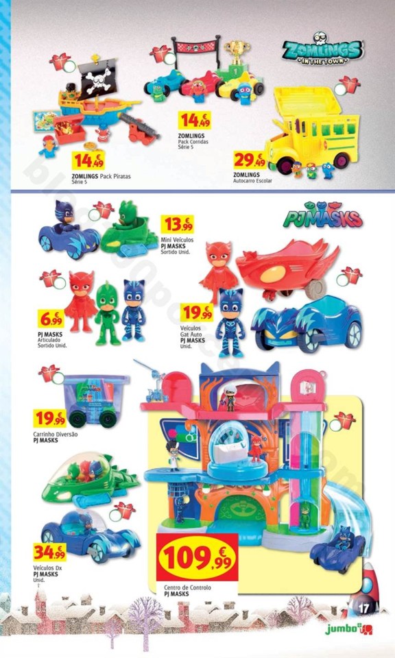 Antevisão Folheto JUMBO Brinquedos Natal promoç