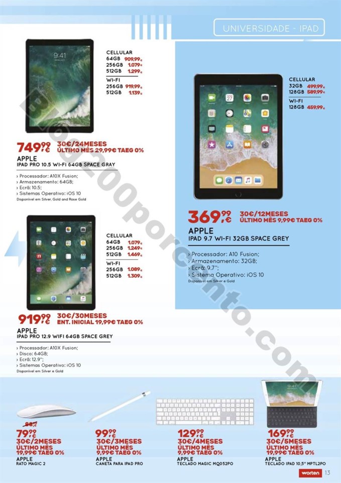 Antevisão Folheto WORTEN Regresso às aulas promo