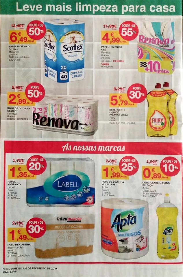 antevisao folheto Intermarche 31 janeiro a 6 fever