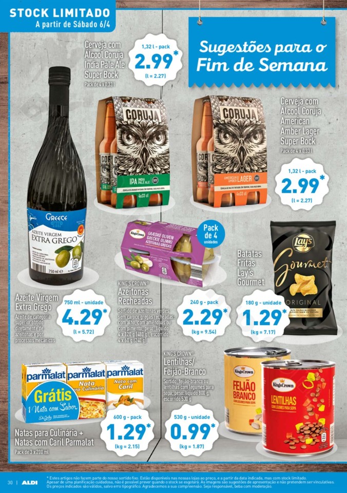 Antevisão Folheto ALDI Promoções a partir de 3 