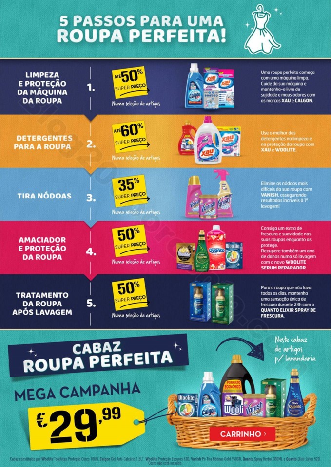 Antevisão Folheto CONTINENTE Extra Limpeza promo