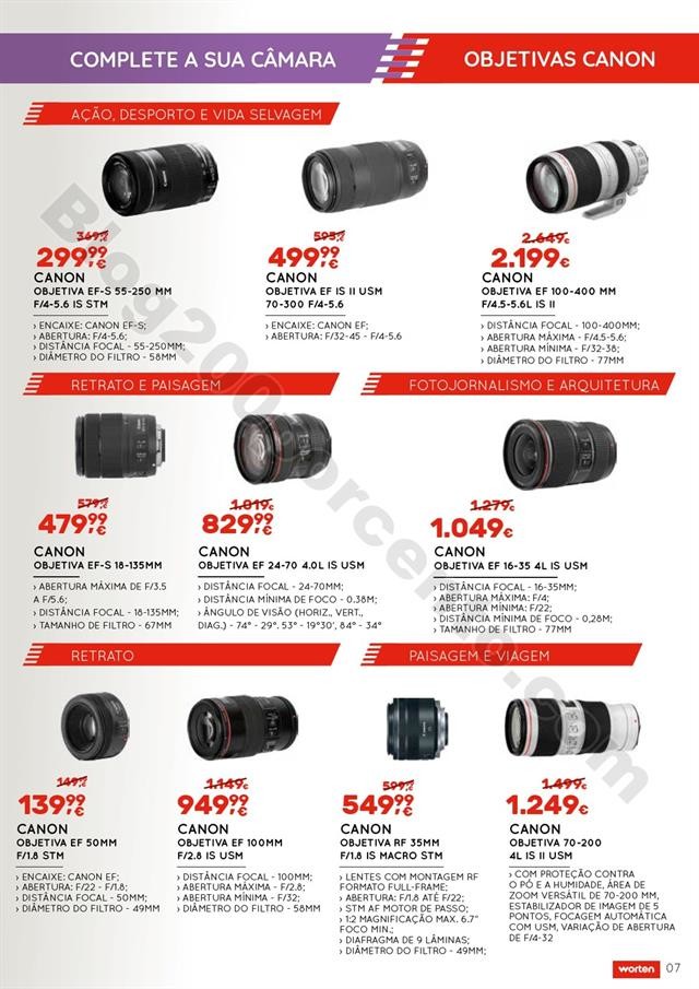 Antevisão Folheto WORTEN Especial Fotografia Prom