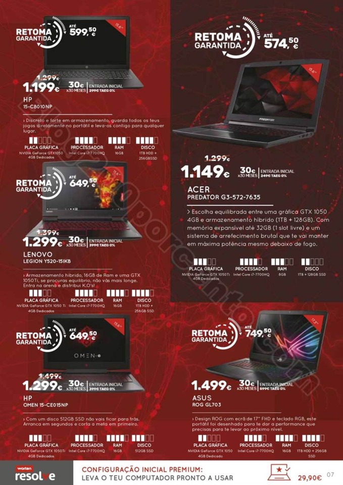 Antevisão Folheto WORTEN Gaming promoções de 26