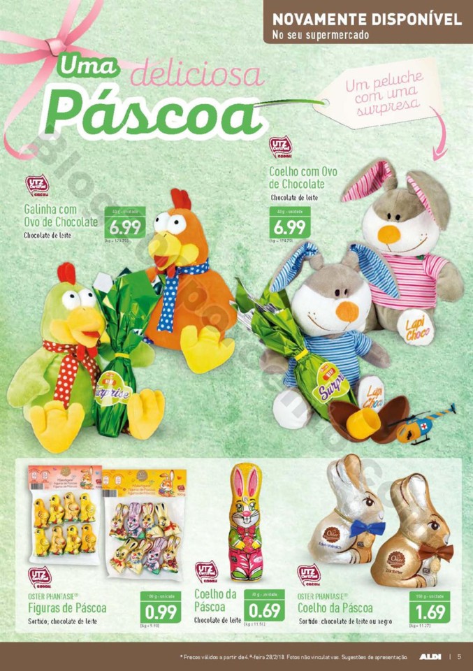 Antevisão Folheto ALDI Páscoa promoções a part