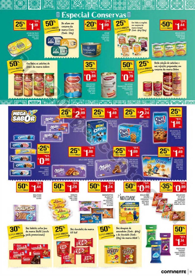 Antevisão Folheto CONTINENTE Promoções de 4 a 1