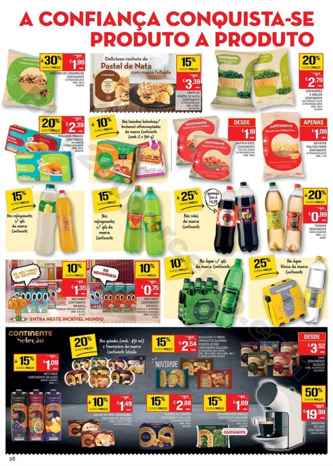 Antevisão Folheto CONTINENTE Promoções de 27 fe