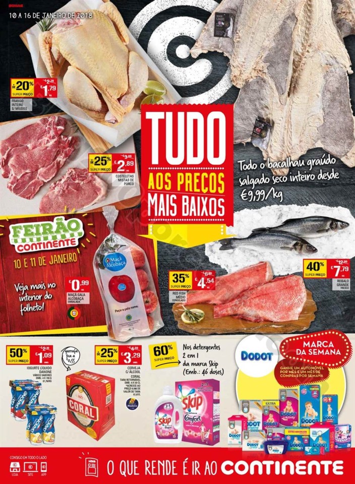 Antevisão Folheto CONTINENTE Madeira de 10 a 16 j