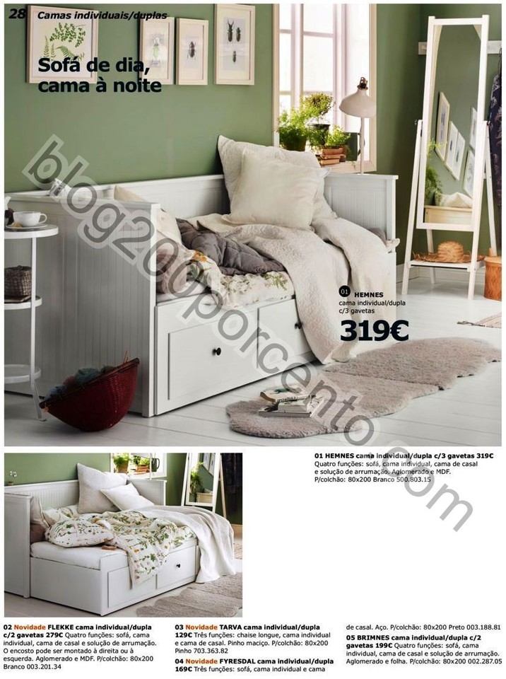 Novo Catálogo IKEA Quartos promoções até 31 ju