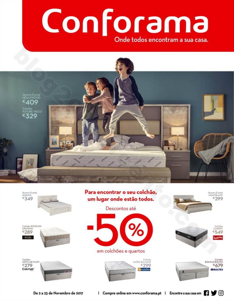 Antevisão Conforama promoções de 2 a 23 novembr