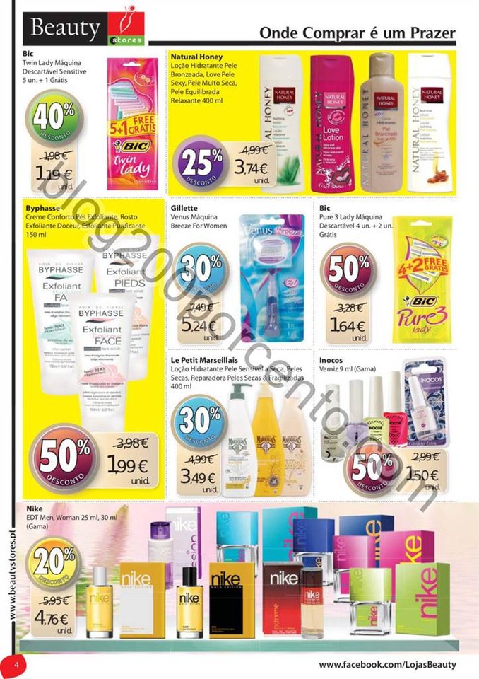 Antevisão Folheto BEAUTY STORES Promoções de 4 