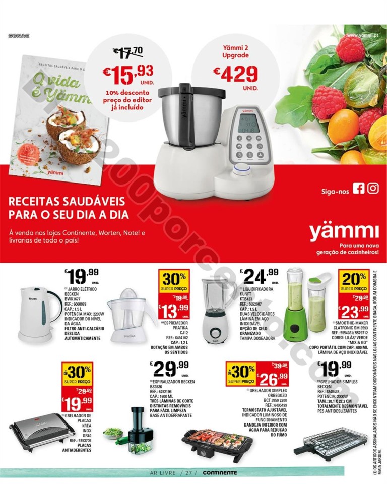 Antevisão Folheto CONTINENTE Ar livre Promoções