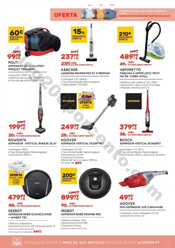 Tudo para o lar WORTEN promoções até 2 agosto p