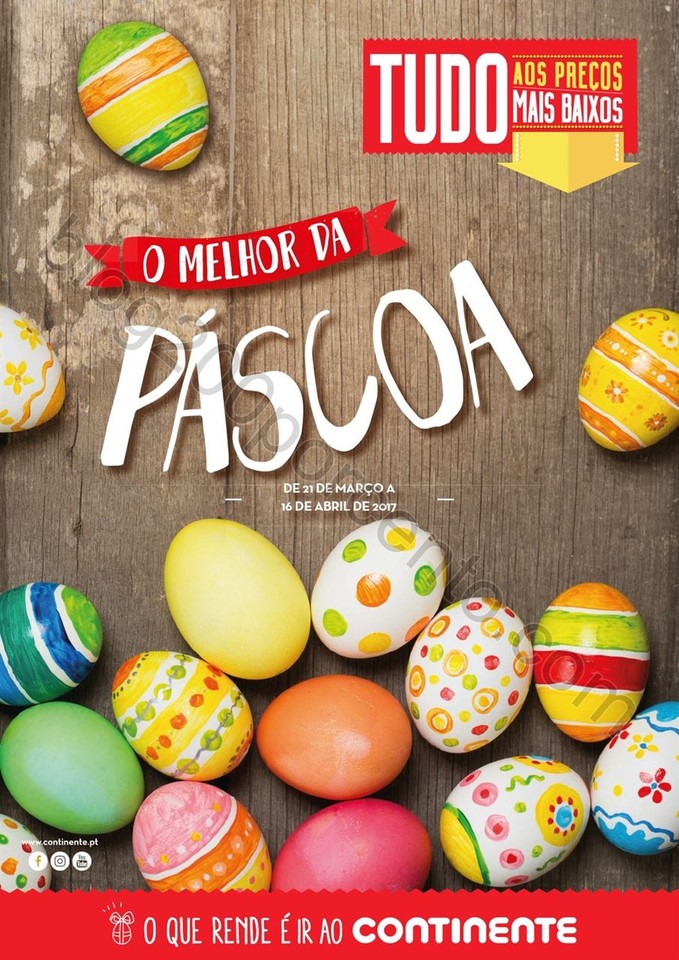 Antevisão Folheto CONTINENTE Páscoa Promoções 