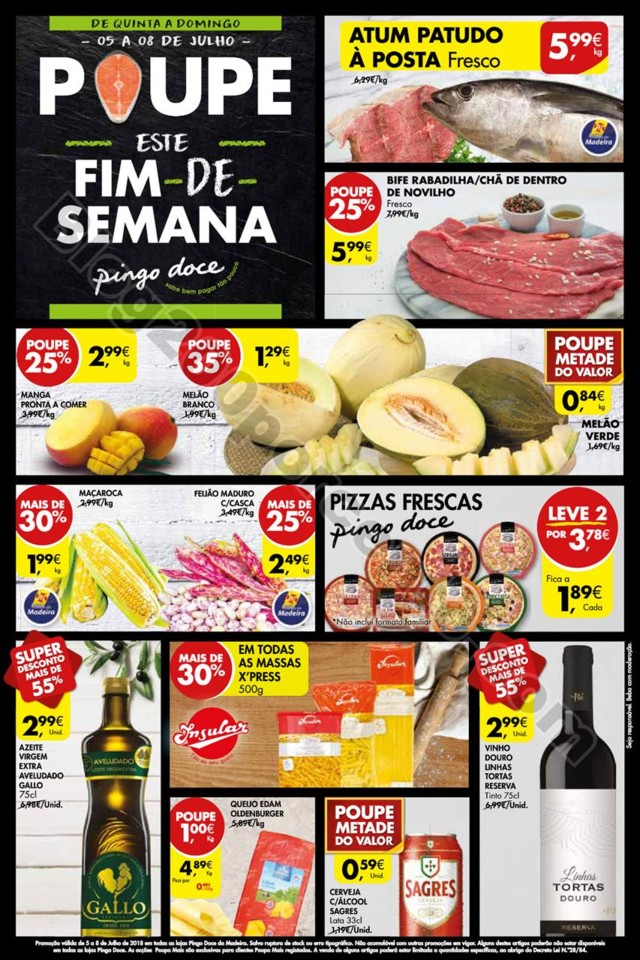 Antevisão Folheto PINGO DOCE Madeira Fim de seman