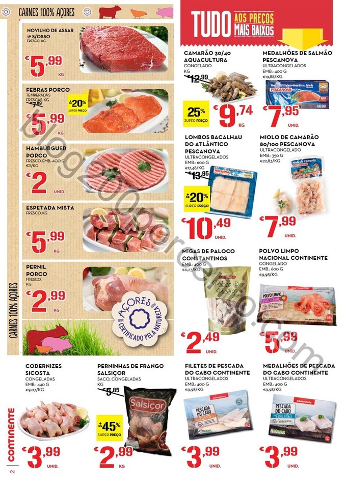 Antevisão Folheto CONTINENTE Açores promoções 