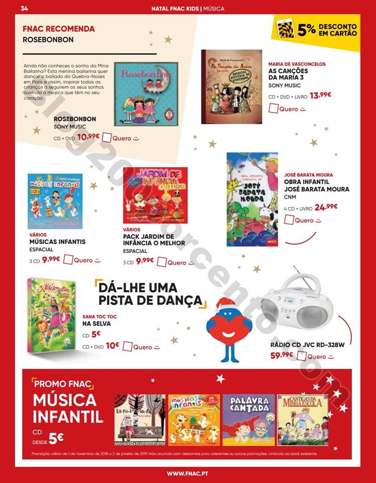 Antevisão Folheto FNAC Natal Kids Promoções de 