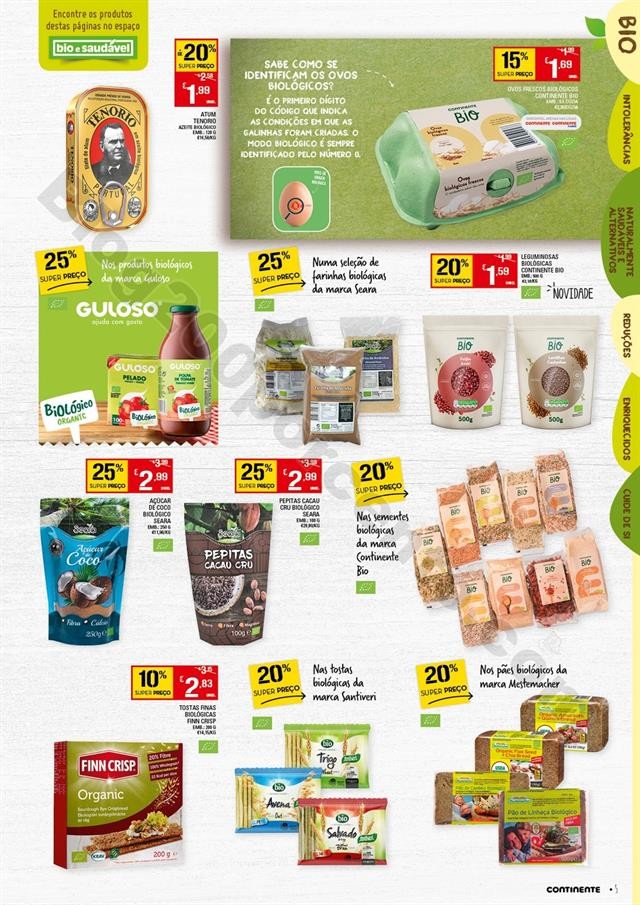 Antevisão Folheto CONTINENTE Feira Vida Saudável