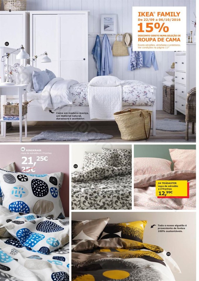 Antevisão Folheto IKEA Quartos promoções de 22 