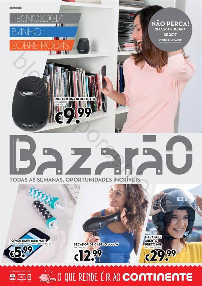 Antevisão Folheto CONTINENTE Bazarão promoções
