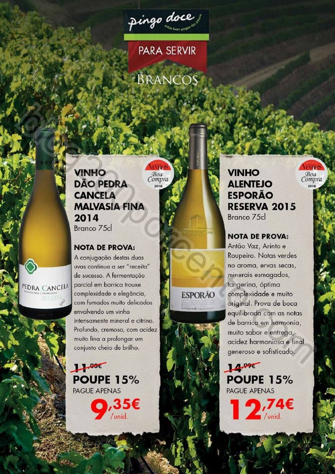 Novo Folheto Vinhos e Bebidas PINGO DOCE Promoçõ