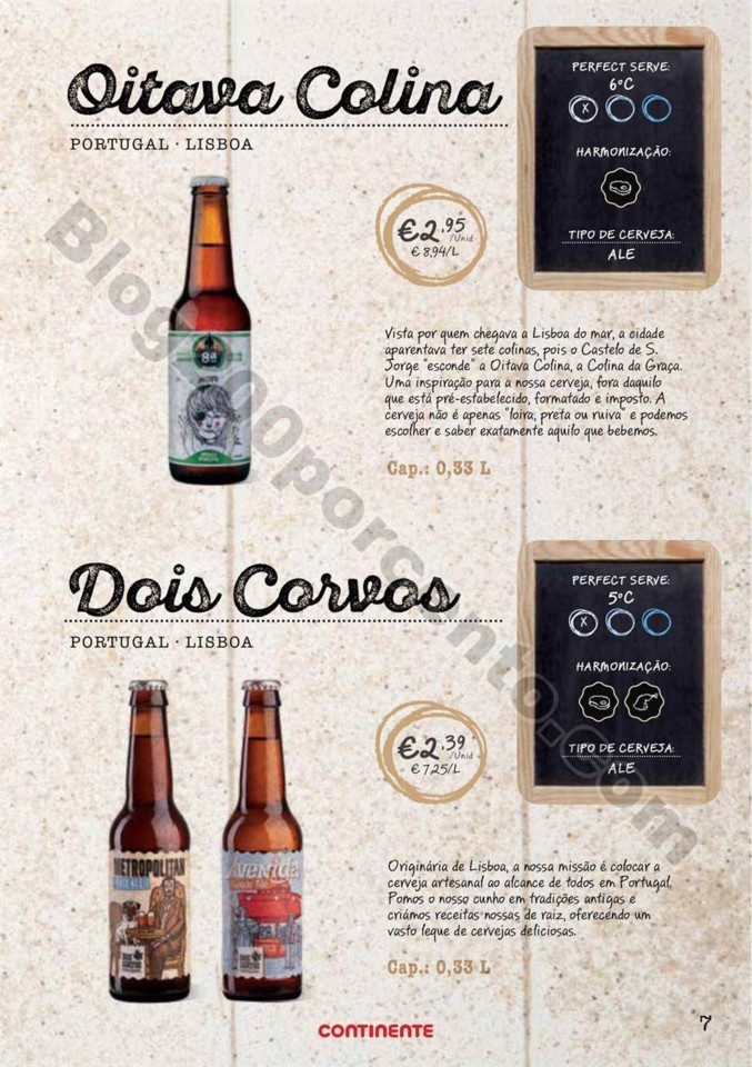Antevisão Folheto CONTINENTE Especial cervejas de
